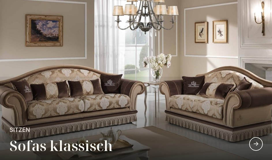 Klassische italienische Sofas