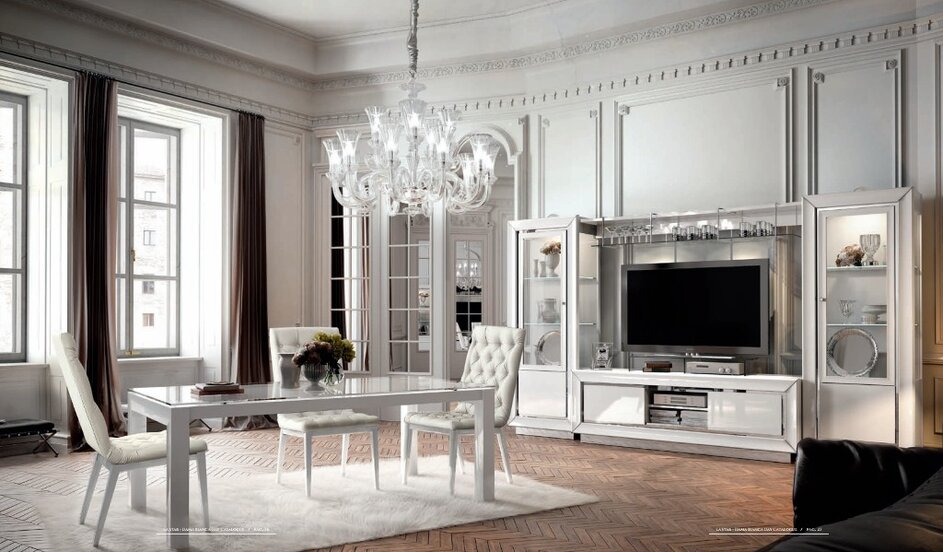 sala da pranzo dama bianca