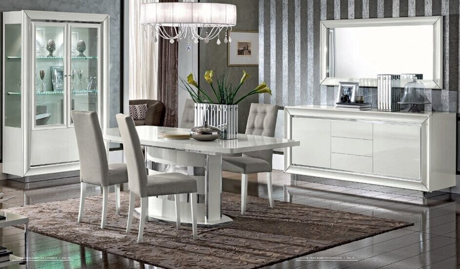 sala da pranzo dama bianca