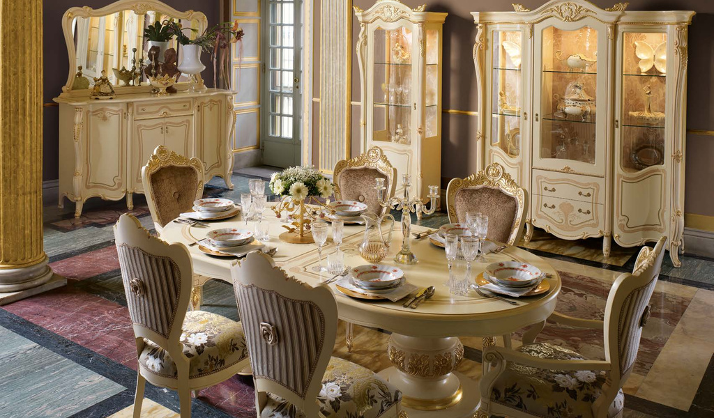 Sala da pranzo e soggiorno Opera Mobilpiù Luxury