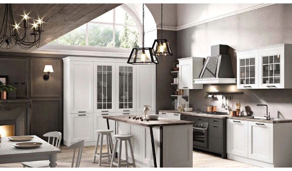 cucina componibile meryland Bianco