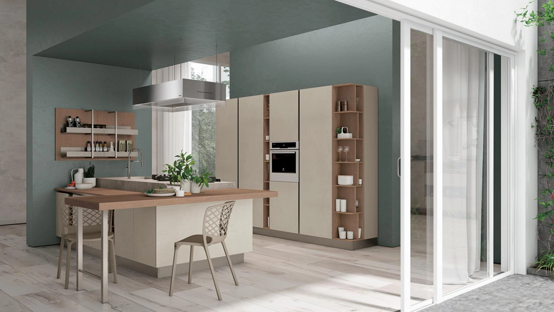cucina componibile clover lux