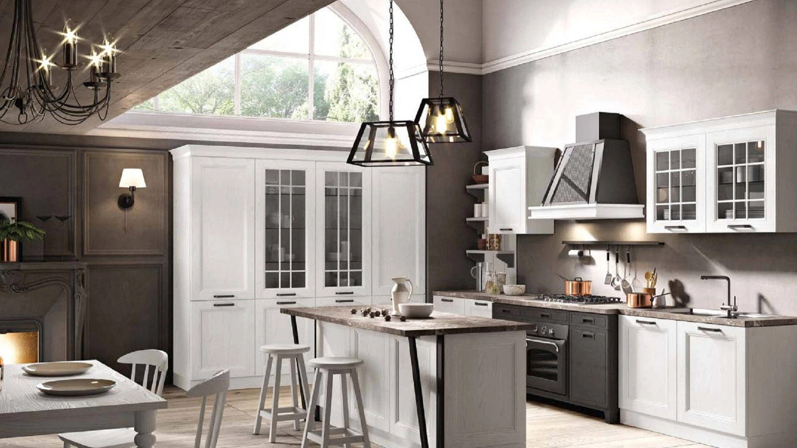 cucina componibile meryland Bianco