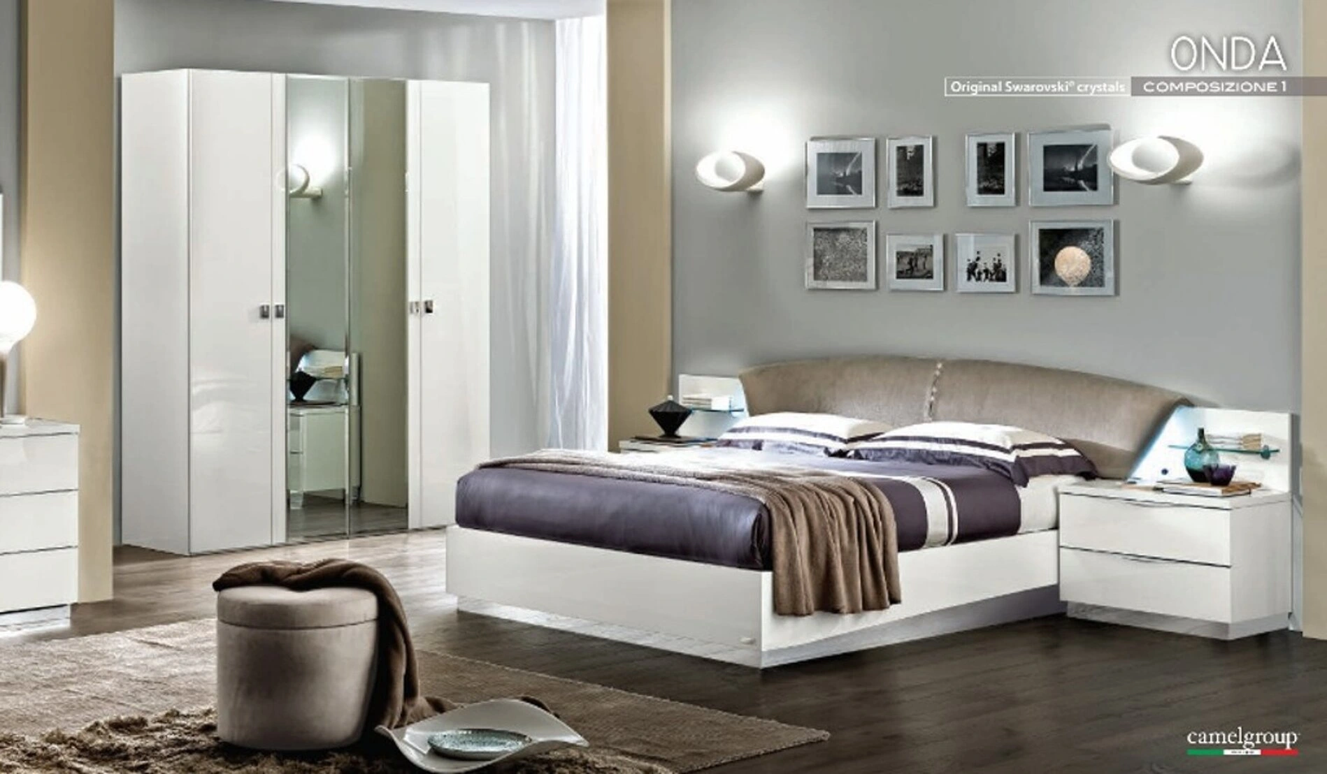 camera da letto onda bianco