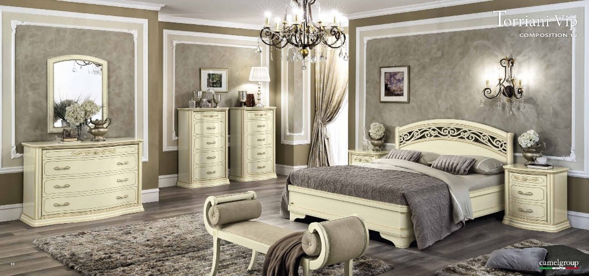 camera da letto modello torriani
