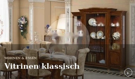 links klassische vitrinen