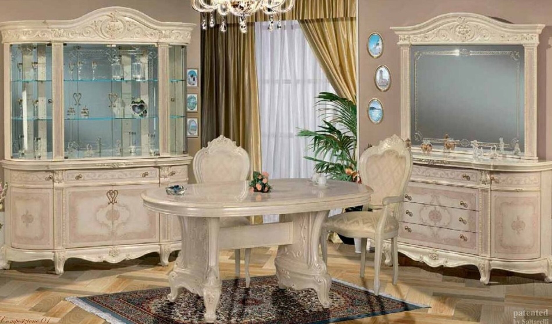 sala da pranzo versailles