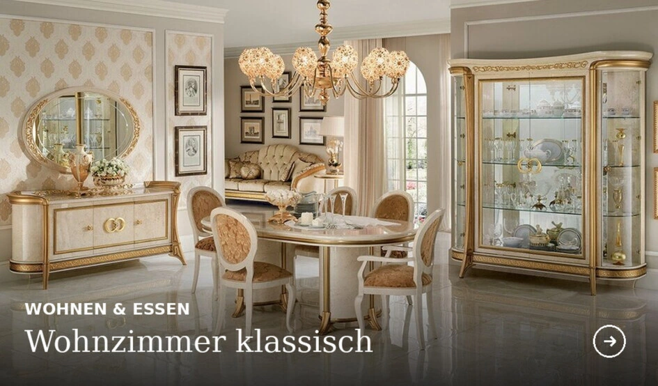 Klassische italienische Wohnzimmermöbel